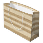 ウエスタンファームクリームストライプ誕生日 ラージペーパーバッグ (裏面アングル)