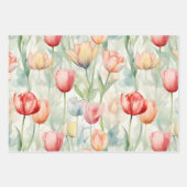 ウエスタンファームクリームストライプ ラッピングペーパーシート (正面3)