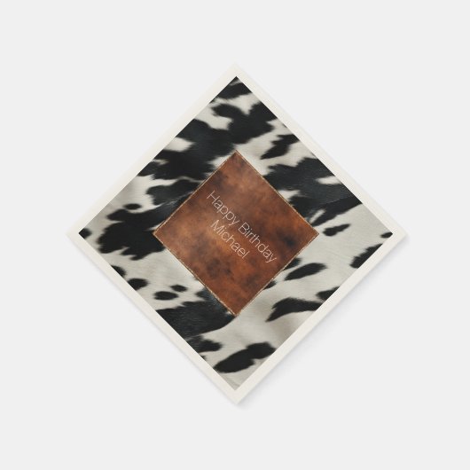 ウエスタンファームコウィド スタンダードカクテルナプキン (角)