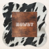 ウエスタンファームコウィド ペーパーコースター (正面)