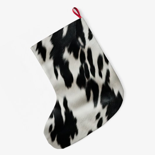 ウエスタンファームコウィド ラージクリスマスストッキング (裏面 (吊り時))