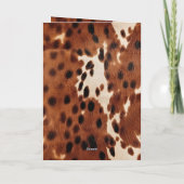 ウエスタンファームブラウンクリームコウィド カード (裏面)