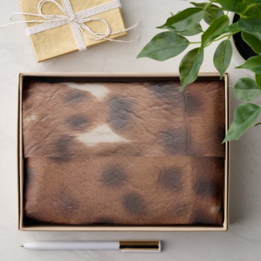 ウエスタンファームブラウンクリームコウィド 薄葉紙 (ギフト)