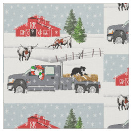 ウエスタンファームランチサンタキャトルアンドドッグ ファブリック