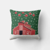 ウエスタンファームランチレッドバーンホリデー クッション (裏面)