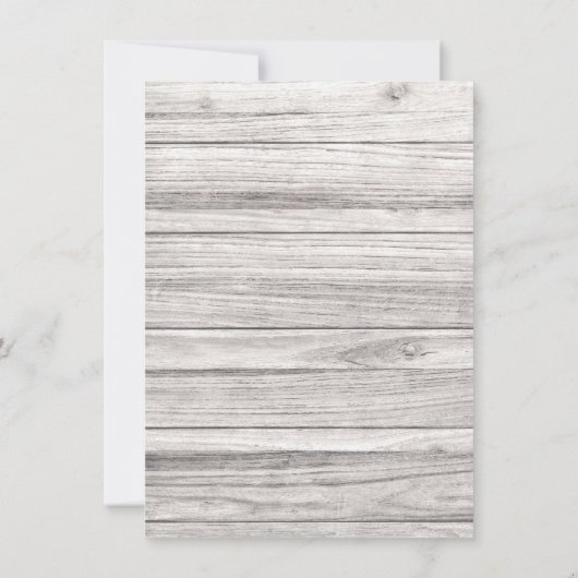 ウエスタンブライダルシャワーカウボーイブーツカントリーウッド 招待状 (裏面)