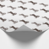 ウエスタンブラウンウーズ誕生日 ラッピングペーパー (角)