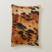 ウエスタンブラウンクリームコウィド動物 アクセントクッション (裏面(縦))