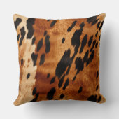 ウエスタンブラウンクリームコウィド動物 クッション (裏面)