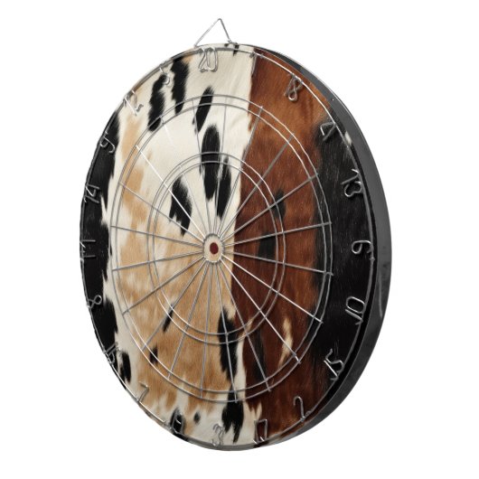 ウエスタンブラウンクリームコウィド動物 ダーツボード (正面右)