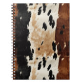 ウエスタンブラウンクリームコウィド動物 ノートブック (正面)