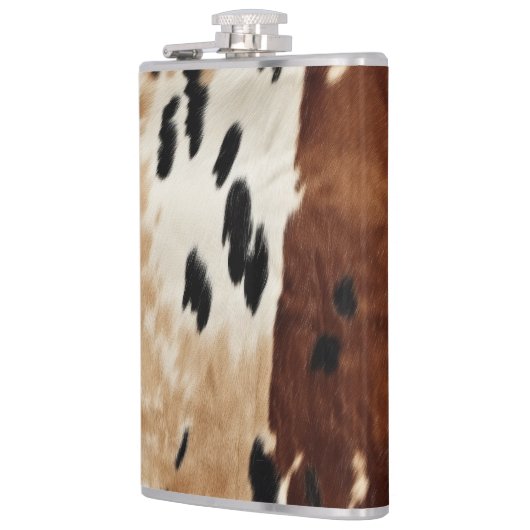 ウエスタンブラウンクリームコウィド動物 フラスク (左)