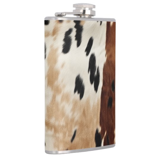 ウエスタンブラウンクリームコウィド動物 フラスク (右)