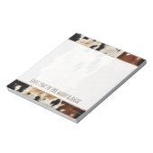 ウエスタンブラウンクリームコウィド ノートパッド (回転)