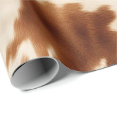 ウエスタンブラウンクリームコウィド ラッピングペーパー (ロールコーナー)