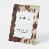 ウエスタンブラウンクリームコウィド 台座サイン (正面)