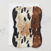 ウエスタンブラウンクリームコウィド 招待状 (裏面)