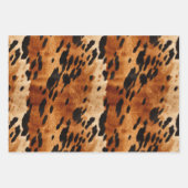 ウエスタンブラウンコウィド ラッピングペーパーシート (正面3)