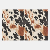 ウエスタンブラウンコウィド ラッピングペーパーシート (正面2)