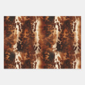 ウエスタンブラウンコウィド ラッピングペーパーシート (正面2)