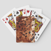 ウエスタンブラウンブラッククリームコウィド トランプ (裏面)