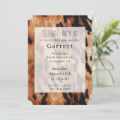 ウエスタンブラウンブラッククリームコウィド 招待状 (スタンド正面)