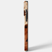 ウエスタンブラウンブラッククリームコウィド Case-Mate iPhoneケース (裏面 / 左)