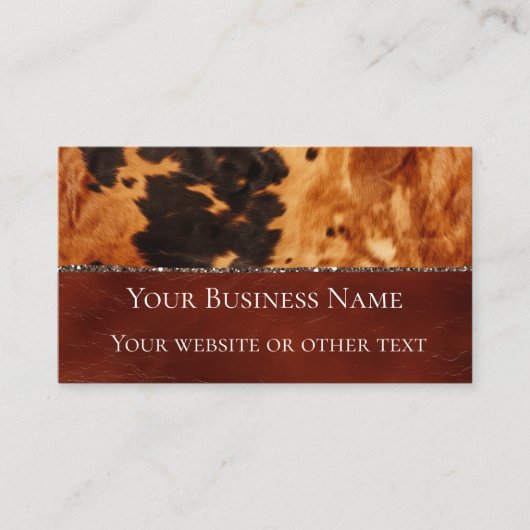 ウエスタンブラウンブラックコウィド 名刺 (正面)