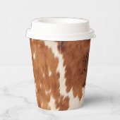 ウエスタンブラウンブラックコウィド 紙コップ (右)