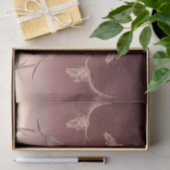 ウエスタンブラウンベージュ素朴テクスチャブルスカル 薄葉紙 (ギフト)