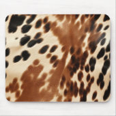 ウエスタンブラウン女性のカーボーイコウィド マウスパッド (正面)