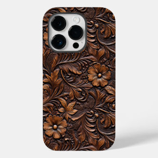 ウエスタンブラウン女性のカーボーイボヘミアンフローラ Case-Mate iPhone 14 PROケース