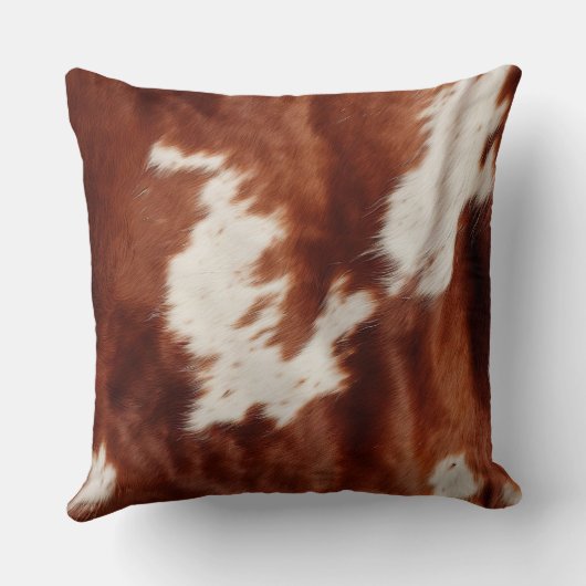 ウエスタンブラウン白黒コウィド クッション (裏面)