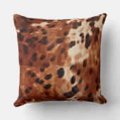 ウエスタンブラウン白黒コウィド クッション (裏面)