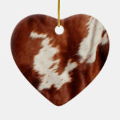 ウエスタンブラウン白黒コウィド セラミックオーナメント (裏面)