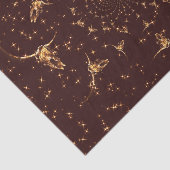 ウエスタンブラウン金ゴールドガーリーグリッターコースカル 薄葉紙 (詳細)