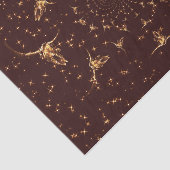 ウエスタンブラウン金ゴールドガーリーグリッターコースカル 薄葉紙 (詳細)