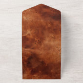 ウエスタンブラウン オールインワン招待状 (外側)