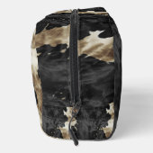 ウエスタンブラッククリーム金ゴールド女性のカーボーイ牛出 ドップキット (右)