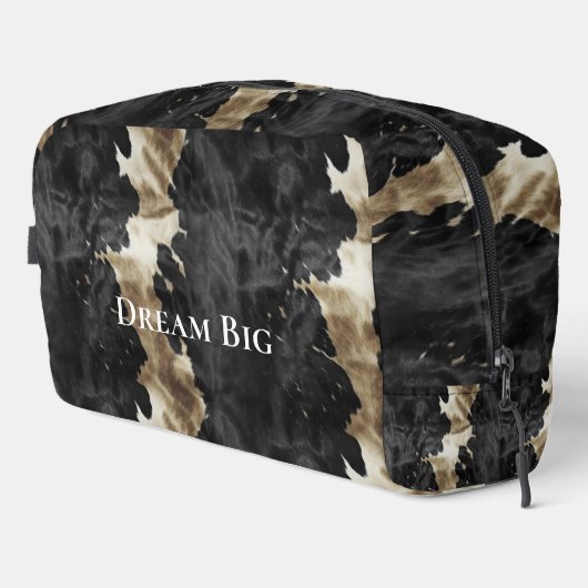 ウエスタンブラッククリーム金ゴールド女性のカーボーイ牛出 ドップキット (右コーナー)