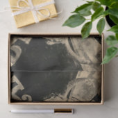 ウエスタンブルスカルヴィンテージセピアモノグラ素朴ム 薄葉紙 (ギフト)