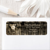 ウエスタンブルスカルヴィンテージセピア素朴 ラベル (インサイチュ)