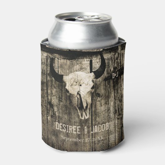 ウエスタンブルスカルヴィンテージセピ素朴ア結婚ズ 缶クーラー (缶正面)