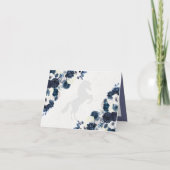 ウエスタンブルーチャラキンセアニェラサンキューカード 招待状 (裏面)