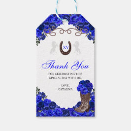 ウエスタンブルーバラランチェロキンセアニェラギフトラベル ギフトタグ