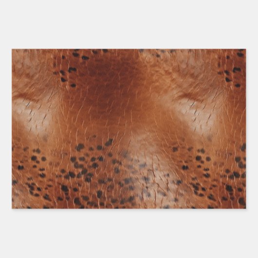 ウエスタンブルーピンクフローラドリームキャッチャー誕生日 ラッピングペーパーシート (正面2)