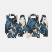 ウエスタンブルーブラウン金ゴールド牛革 フェイバーボックス (折り畳みなし)