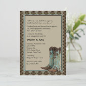 ウエスタンブーツのご招待 招待状 (スタンド正面)