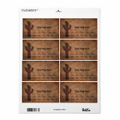 ウエスタンプロダクトラベルのビジネスラベル ラベル (フルシート)