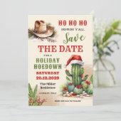 ウエスタンホリデーホームダウンサンタハットカウボーイパーティー セーブザデート (スタンド正面)